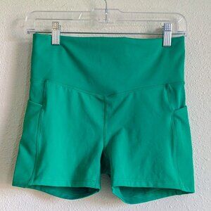 Rockwear Green Bike Shorts | AUS Size 12 (US 8) | NWT | Eco Fabric